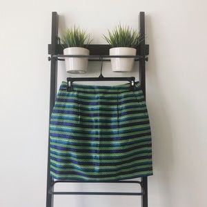 J Cree Embroidered Mini Skirt Size 0